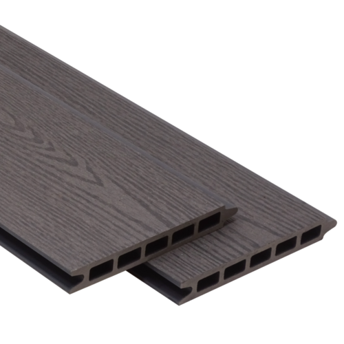 Grey wood grain WPC Wood plastic