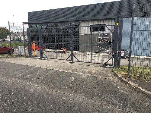 sliding commercial electric gate