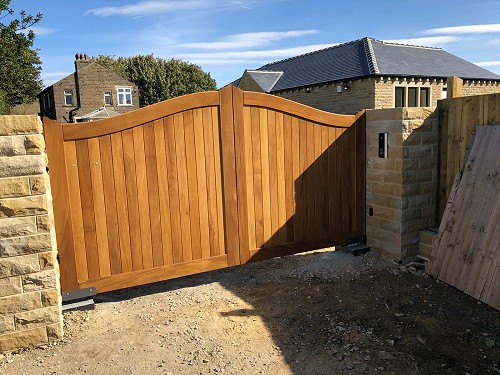 Timber Electric Gates