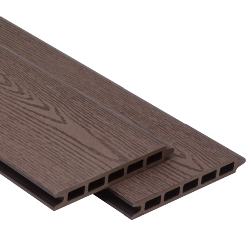Brown wood grain WPC wood plastic