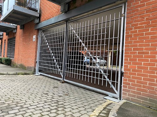 underground carpark electric gates
