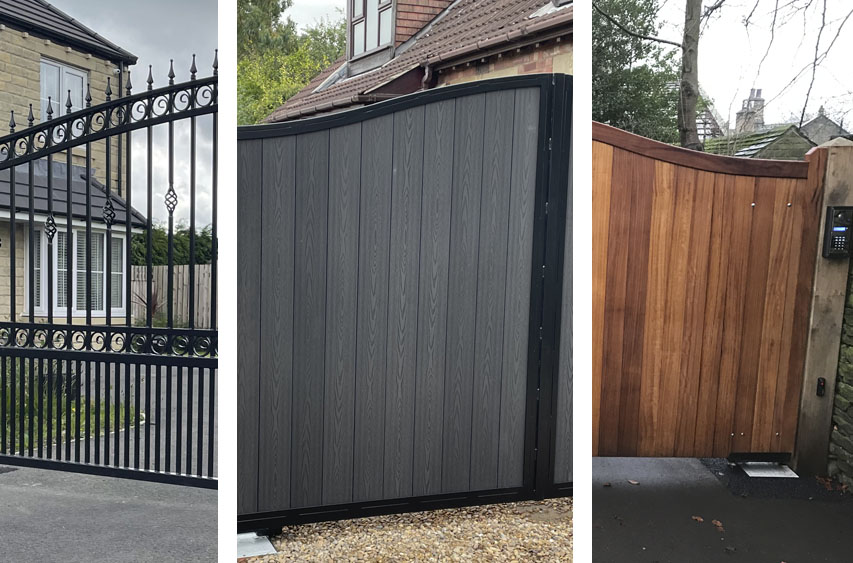 Steel vs Timber vs Composite: Choosing the Right Electric Gates for Your West Yorkshire Property