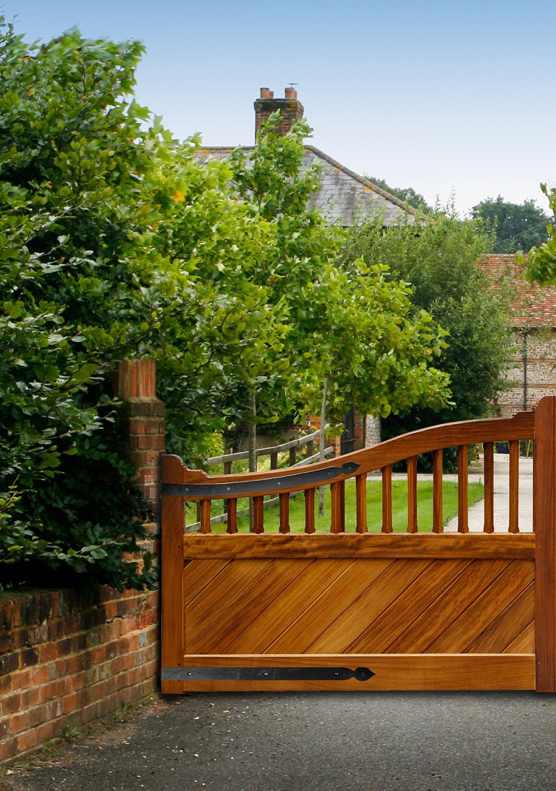 Bespoke Timber Electric Gate