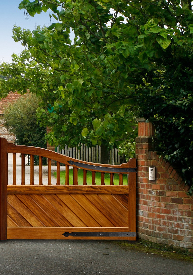Bespoke Timber Electric Gate