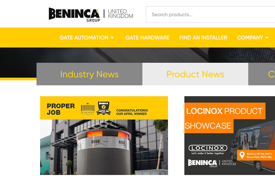 Winner of a Prestigious Beninca UK Award for Outstanding Security Installation